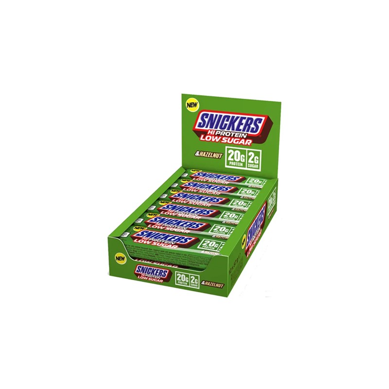 Snickers HIProtein LowSugarBar - 57g - Hazelnut x12
