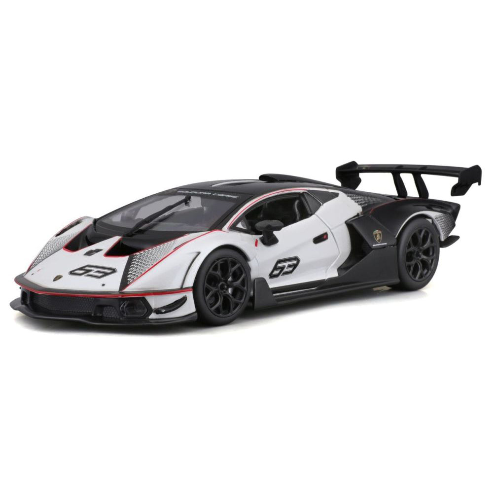 Bburago Race 1/24 Lamborghini Essenza SCV12 weiss