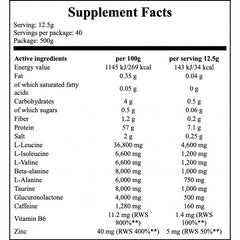 BCAA Energy Powder 4:1:1 - 500g - Orange x6