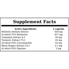 Berberine HCL PLUS - 100vcaps.