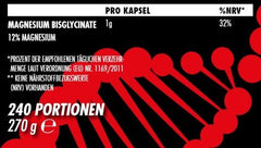 Big Zone Magnesium Bisglycinat 240 Kapseln