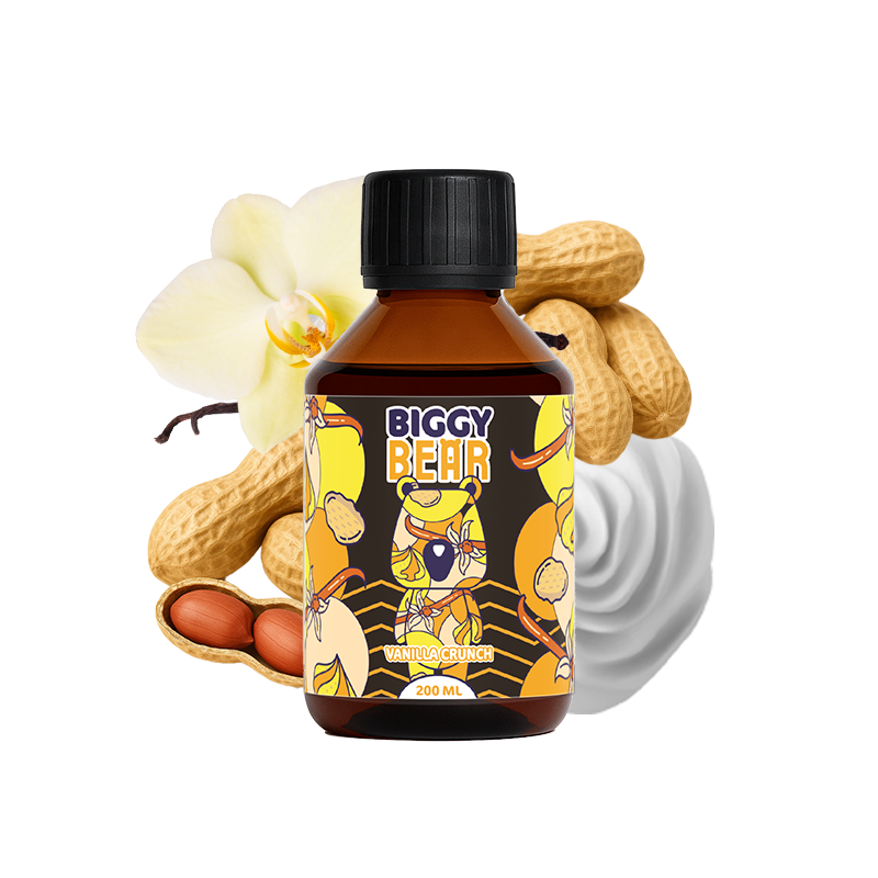 Biggy Bear - 200ml Liquid - Vanilla Crunch (ohne Nikotin)