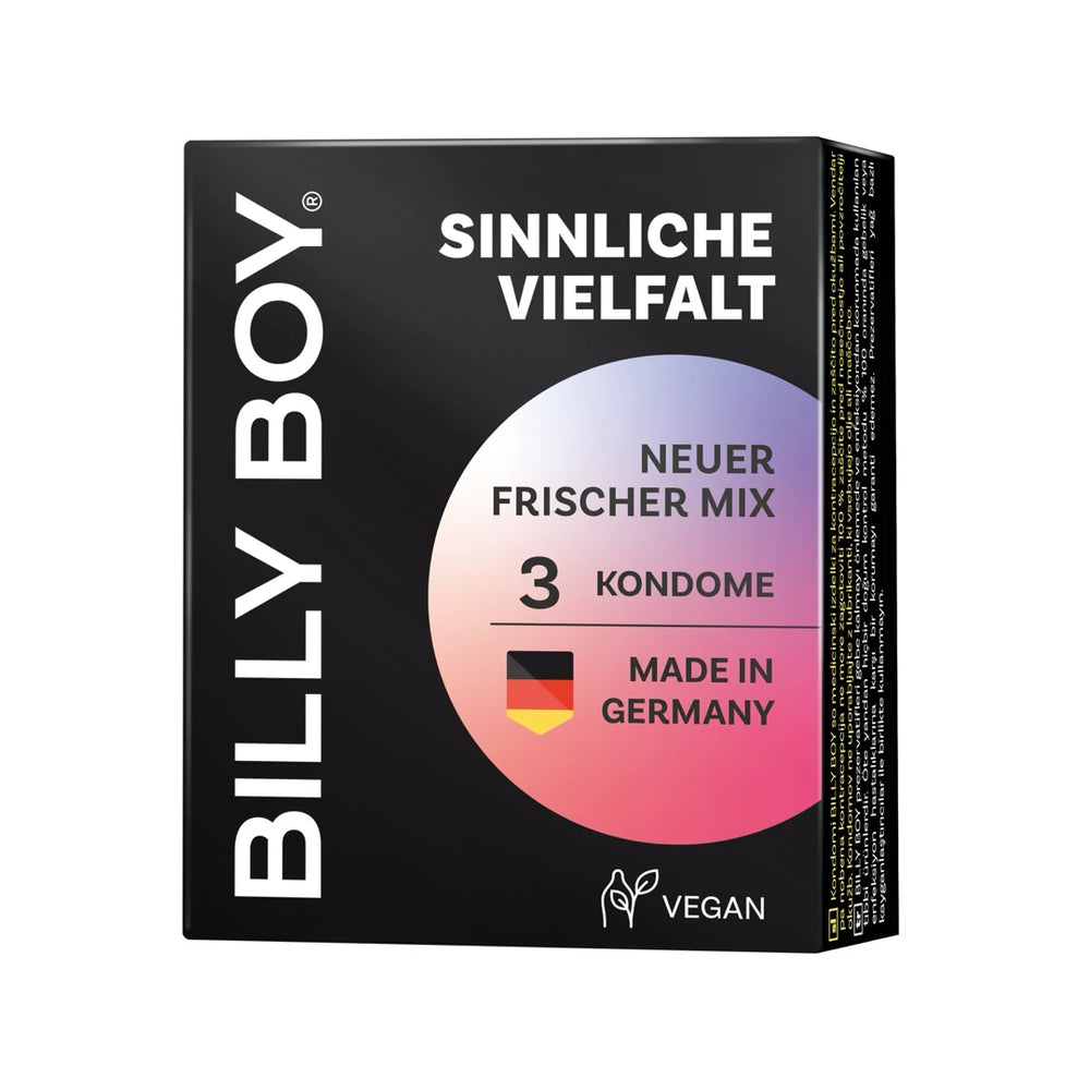 Billy Boy Kondome Sinnliche Vielfalt 3er Pack