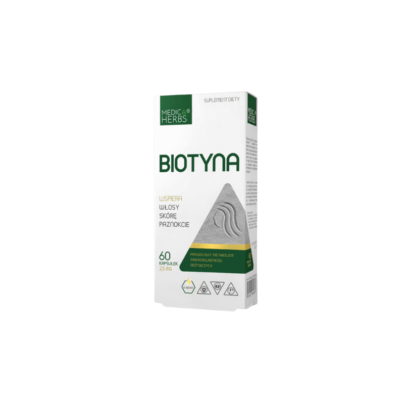 Biotin 2,5mg (Biotyna) - 60caps