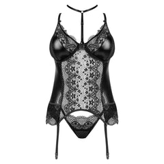 BN Noir Fantasy corset & thong black