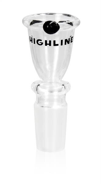 Bong Glaskopf - Highline - transparent - 14.5er Schliff