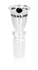 Bong Glaskopf - Highline - transparent - 14.5er Schliff