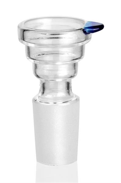 Bong Glaskopf - Stufen transparent - 19er Schliff