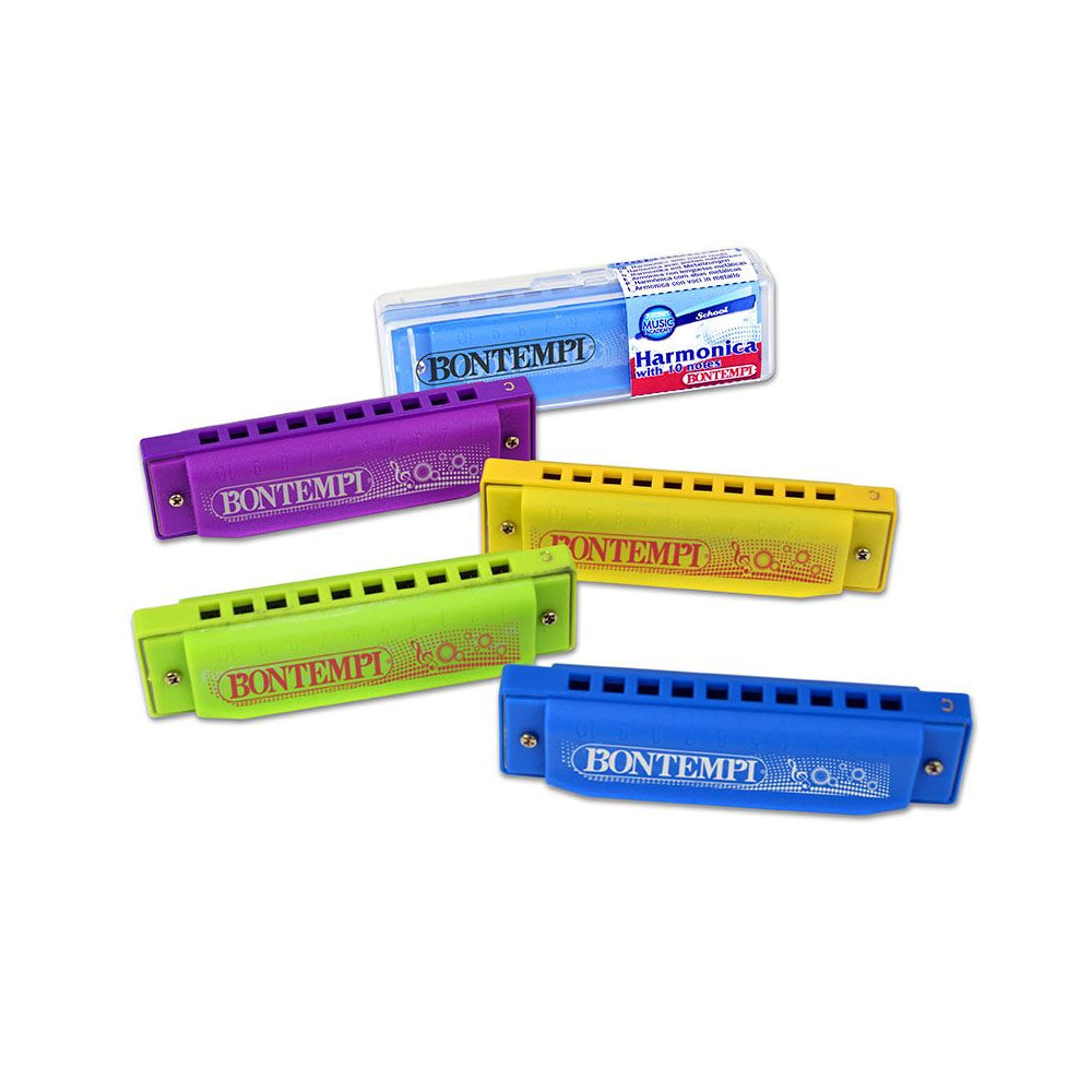 Bontempi Mundharmonika mit Metallzungen, assortiert