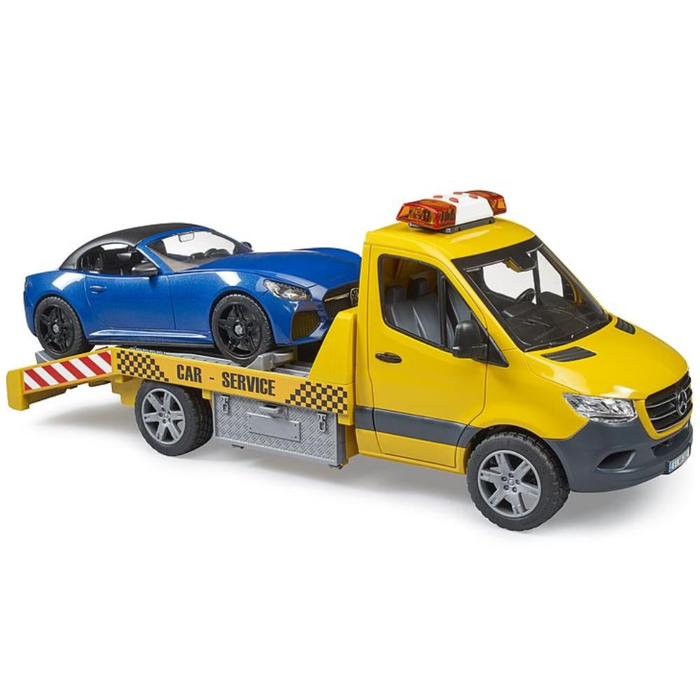 Bruder Mercedes Benz Sprinter Autotransporter mit Light & Sound Modul