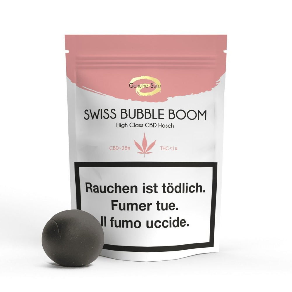 Genuine Swiss CBD Hash, Swiss Bubble Boom, 4g
