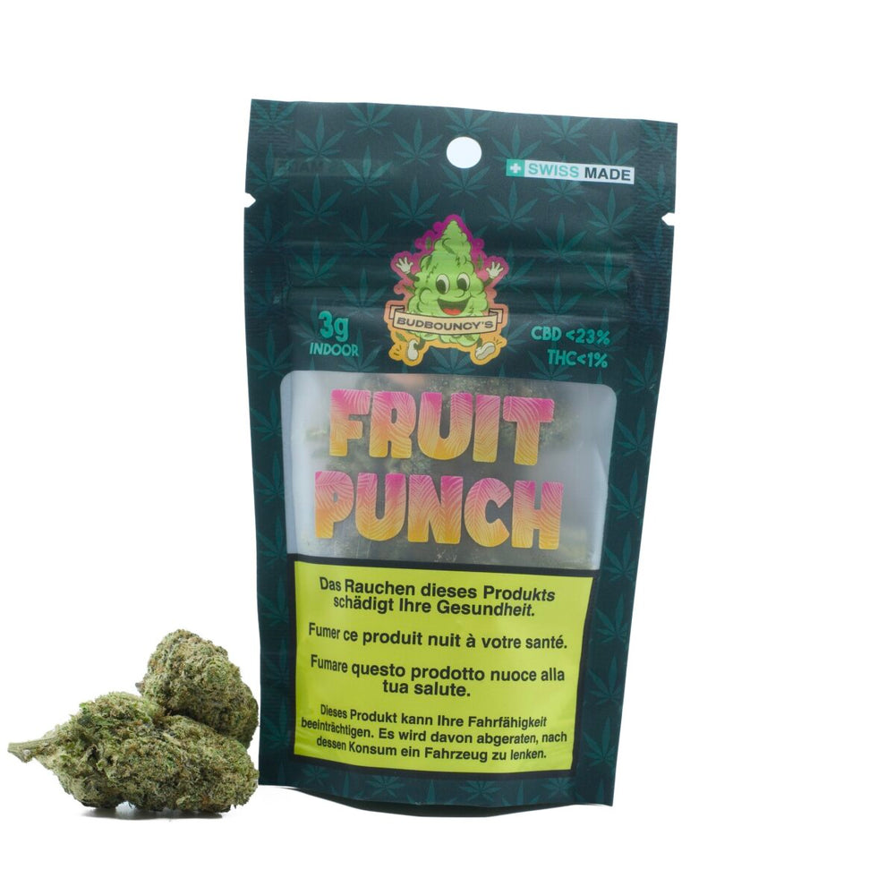 BudBouncy - Indoor CBD Blüten - Fruit Punch - 3g