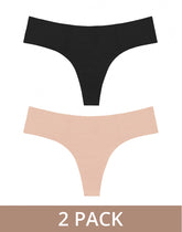 1: Bye Bra - Invisible Thong 2 Pack