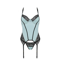 CA Sidra corset & thong mint