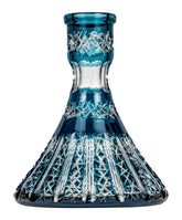 Caesar Crystal Steckbowl Cone - Vertical - Blue