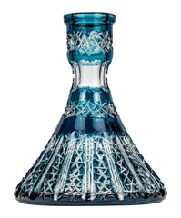 Caesar Crystal Steckbowl Cone - Vertical - Blue