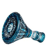 Caesar Crystal Steckbowl Cone - Vertical - Blue