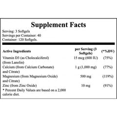Calcium and Magnesium - 120softgels x12