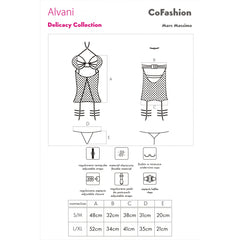 CF Alvani Strapscorsage schwarz