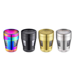 Champ High - Grinder Curved Window - 50mm - 4 Layers - Display - 12 Stück