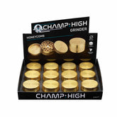 Champ High - Grinder Golden Honeycomb - 50mm - 3 Layers - 1 Stück