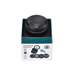 Champ High - Grinder Magnifier Black mit Lupe und Staufach - 50mm - 4 Layers