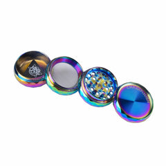 Champ High - Grinder Rainbow Diamond - 42mm - 4 Layers - Display - 9 Stück
