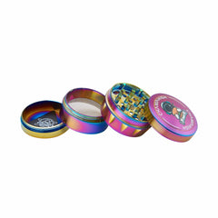 Champ High - Grinder Rainbow Highman - 43mm - 4 Layers - Display - 12 Stück