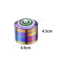 Champ High - Grinder Red Eyes Rainbow - 50mm - 4 Layers - Display - 9 Stück
