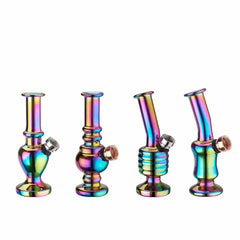 Champ High - Mini Rainbow Glass Bong - 12.5cm - Display - 12 Stück