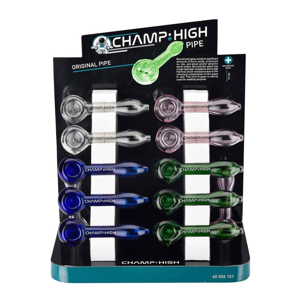 Champ High - Original Glass Pipe - 11cm - Display - 12 Stück