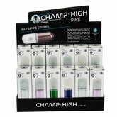 Champ High - Pills Pipe - 10cm - Display - 12 Stück