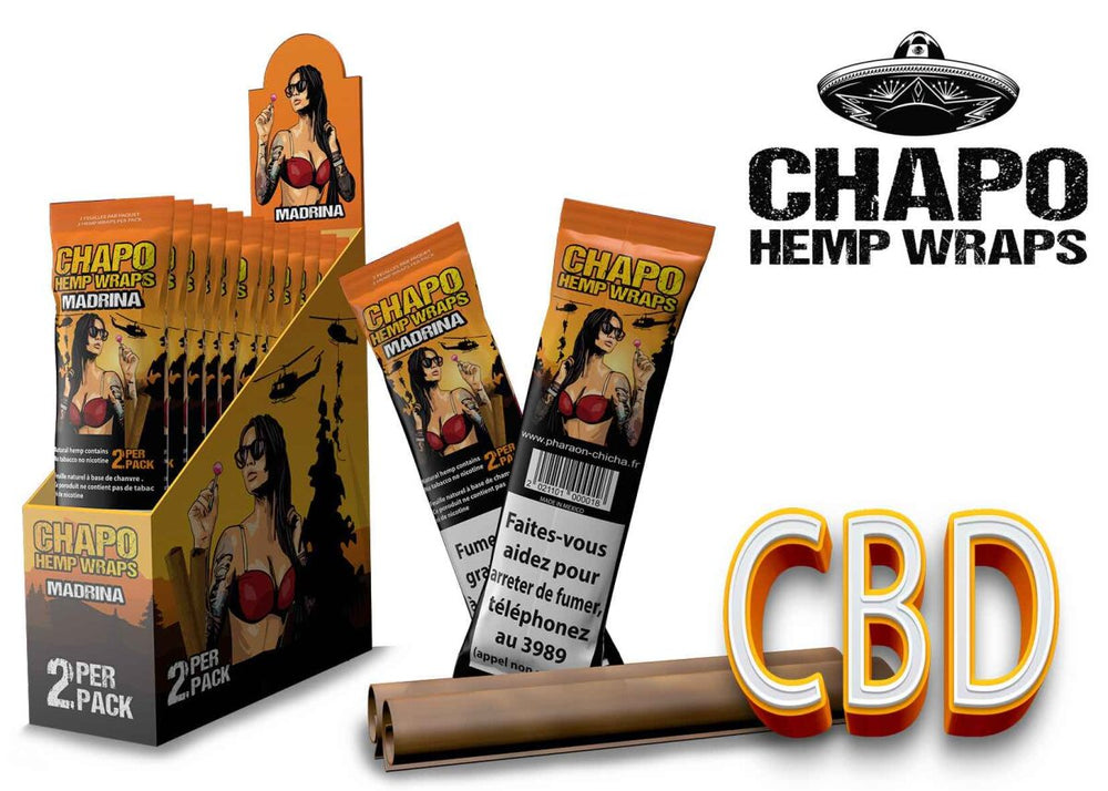 Chapo - Hemp Wraps - Madrina - Box - 2 Stück