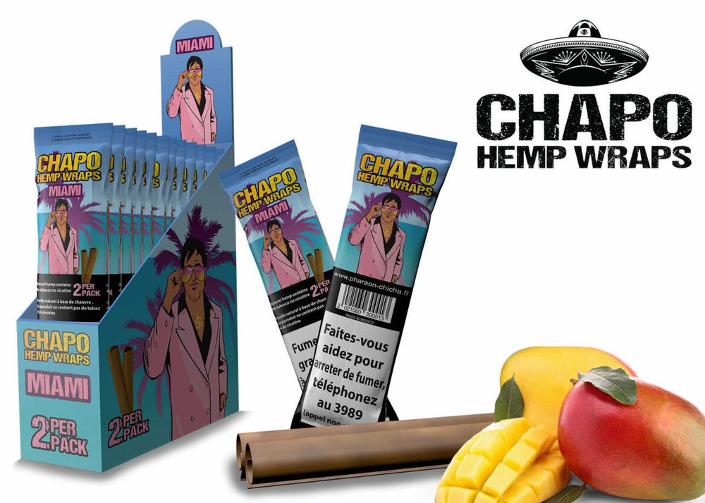Chapo - Hemp Wraps - Miami - Box - 2 Stück