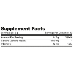 Citrulline - 200g - Unflavored x12