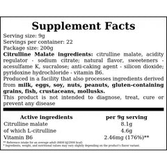 Citrulline Malate - 200g - Sour Jellies x12