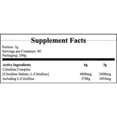 Citrulline Synergy - 240g - Watermelon Apple x24