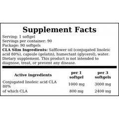 CLA Slim - 90softgels