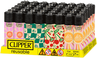 Clipper - GIZEH - Cherry - Display - 48 Stück