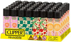 Clipper - GIZEH - Cherry - Display - 48 Stück