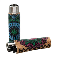 Clipper - Kork Cover - Mandala Hemp Leaves - Display - 30 Stück
