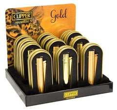 Clipper - Metal - Gold - Display - 12 Stück