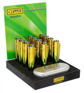 Clipper - Metal - Green Gradient - Display - 12 Stück