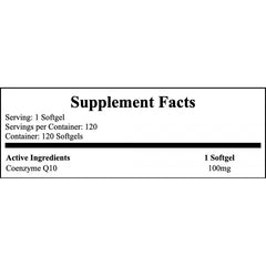 Coenzyme Q-10 100mg - 120softgels