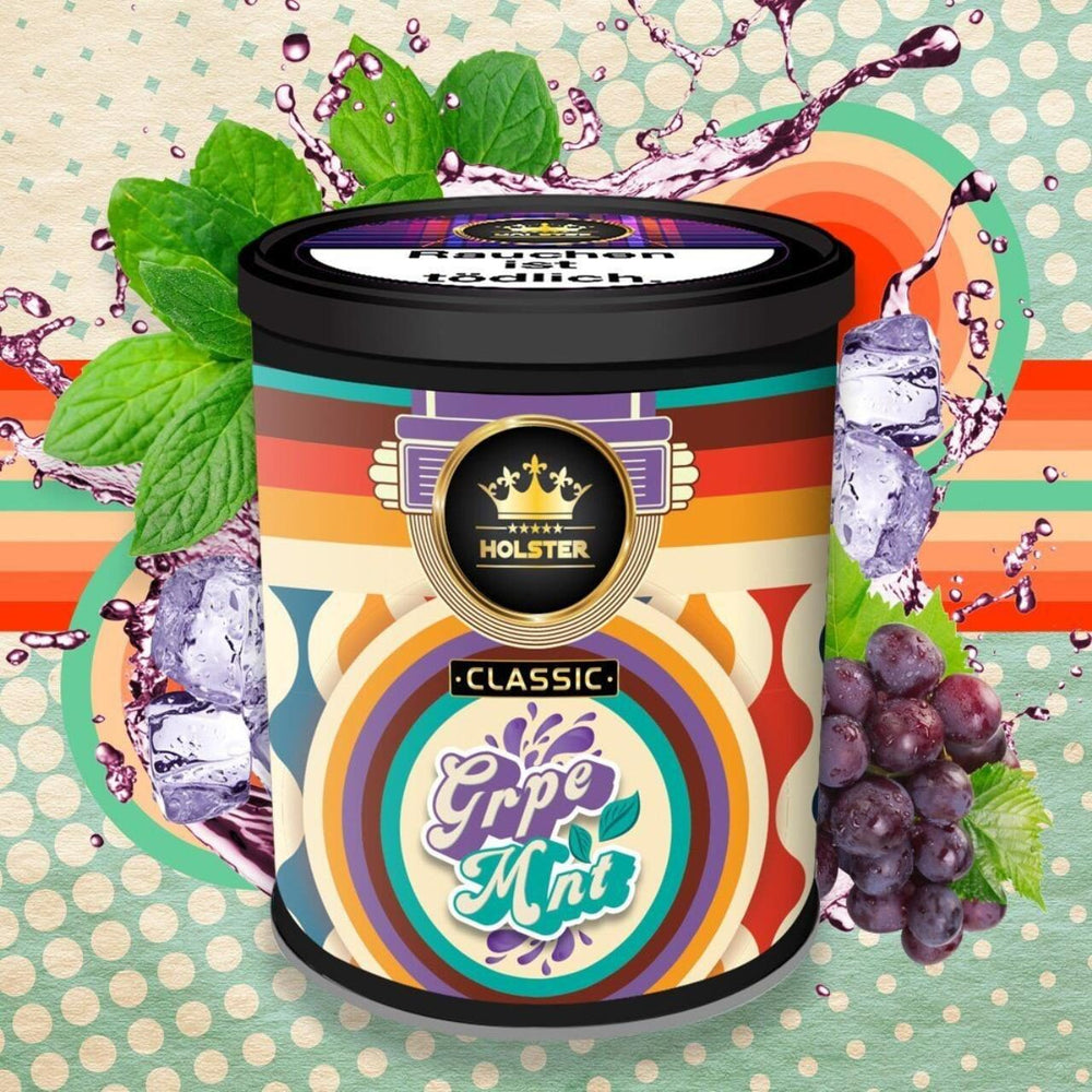 Holster Shisha Tabak - Grape Mint 200g