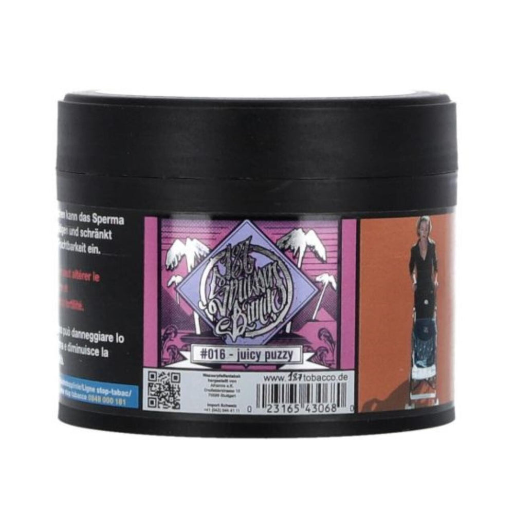 187 Strassenbande Shisha Tabak - #016 Jucy Puzzy 200g