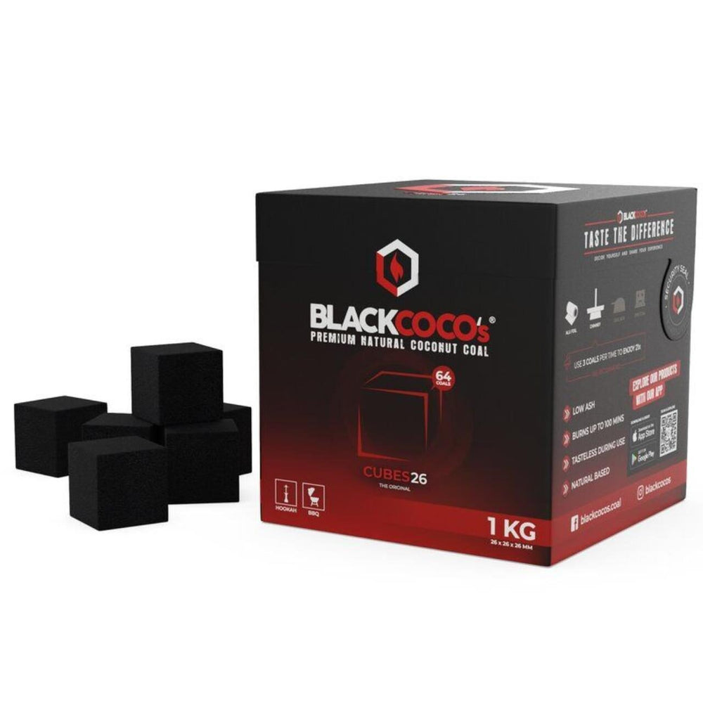 BLACKCOCO’s Premium Naturkohle 26mm - 1Kg