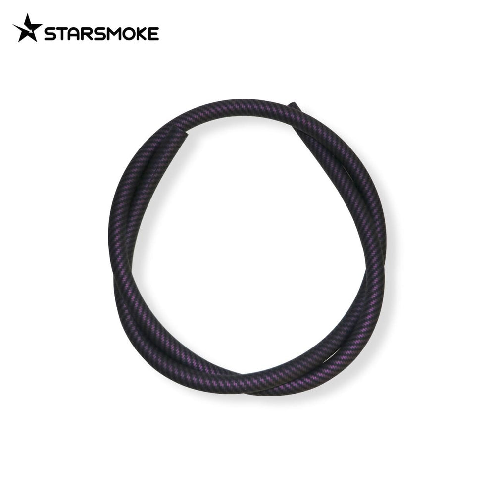 Silikonschlauch Carbon - Black / Violett