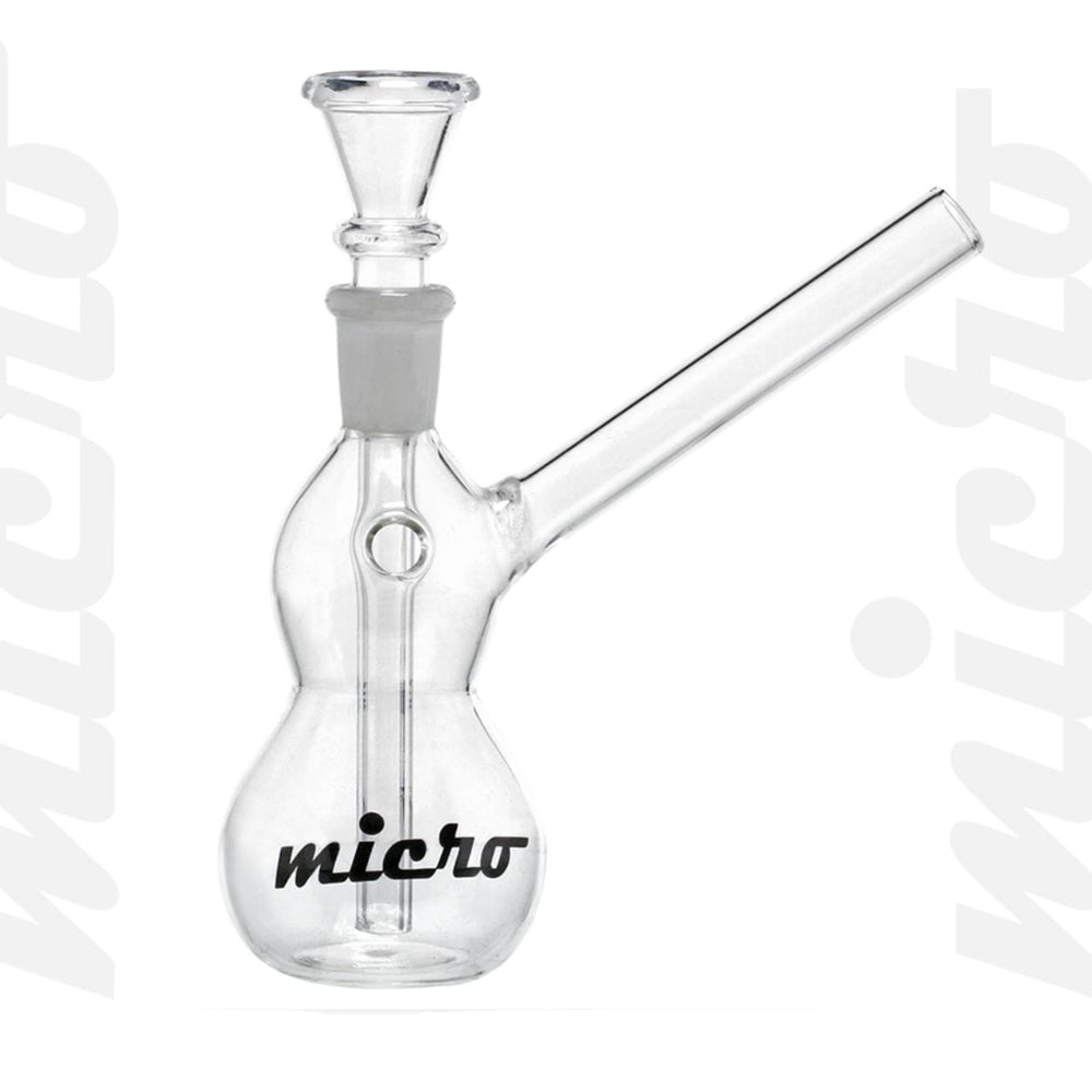 Micro Glass Bong - H.14cm - Socket:14.5mm (Small)