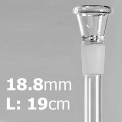 Glass Chillum – Schliffgrösse 18.8 mm / Länge 19 cm